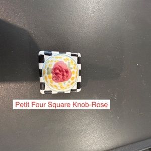 MacKenzie-Childs Hand Painted Ceramic Knob